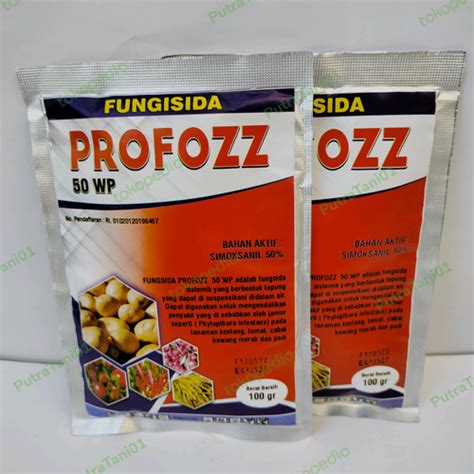 Jual Fungisida Sistemik Simoksanil PROFOZZ 50WP 100Gram Obat Busuk Daun