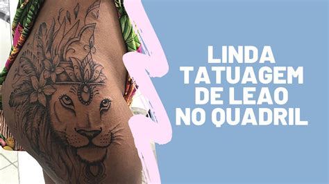 TATUAGEM DE LEÃO NO BUMBUM TATTOO NO BUMBUM TATTUAGEM SENSUAL YouTube