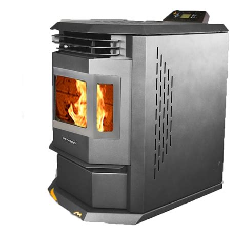 Comfortbilt 2800 Sq Ft Pellet Stove With 55 Lb Hopper Epa Approved Hp22ss Black At