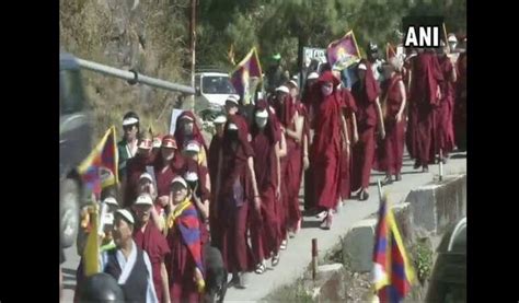 Tibet Women Hold Anti China Protests In Dharamshala World News