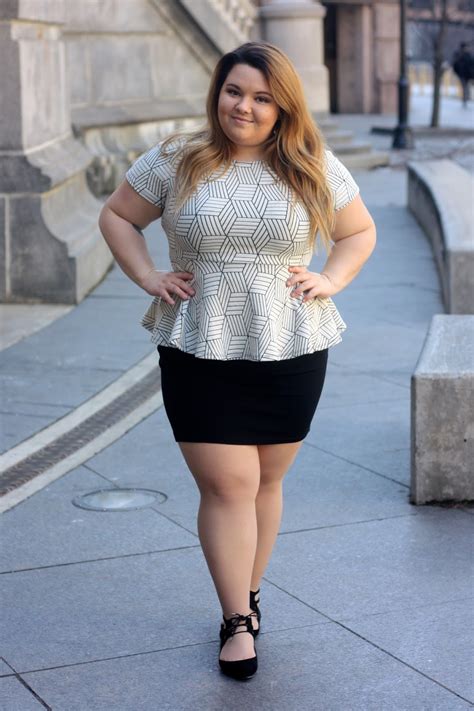 Office Look Peplum — Natalie In The City A Chicago Plus Size Fashion