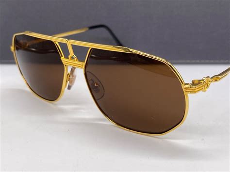 Maserati Sunglasses Men Vintage Square 1980er Gold 6131 Medium Ebay