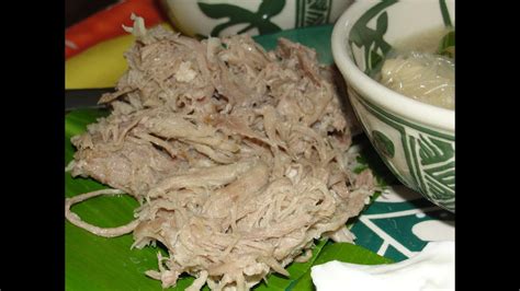 Slow Cooker Kalua Pig Roast Pig Luau Dish 1 Youtube