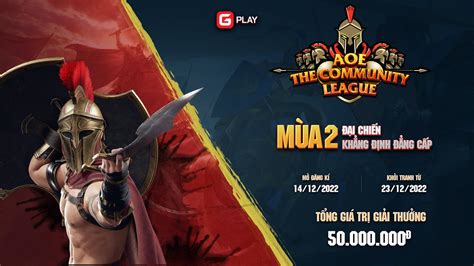 Thông báo chính thức về giải đấu AoE The Community League mùa 2 Khẳng