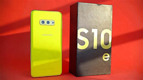 Samsung Galaxy S E Yellow Madness Unboxing First Look Youtube