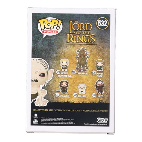 Andy Serkis Signed The Lord Of The Rings 532 Gollum Funko Pop Vinyl