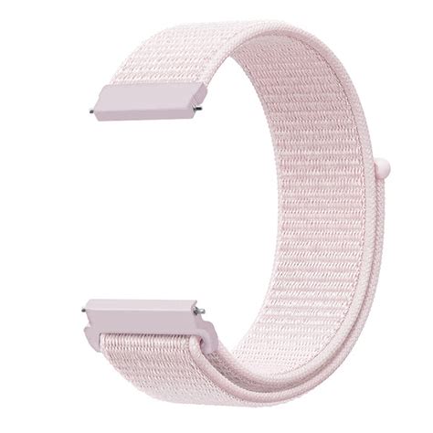 Bracelet Boucle Sport En Nylon Garmin Vivoactive Vivomove Rose Perle