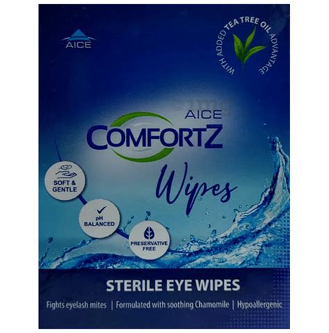 Aice Comfortz Sterile Eye Wipes Buy Packet Of Wipes At Best Price