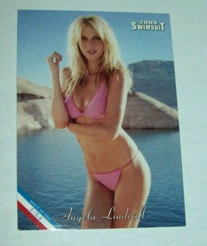 2004 Sports Illustrated Swimsuit Angela Lindvall Card 41 Antique