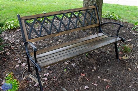 How To Replace Garden Bench Wood Slats Diy Garden Bench Cast Iron