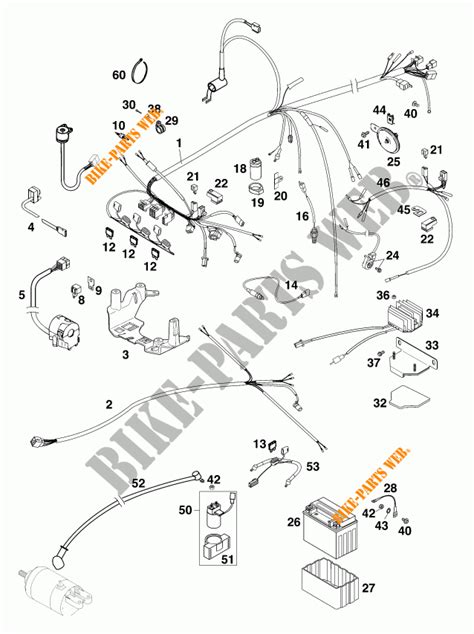 Faisceau Electrique Pour Ktm Lc Six Days De Ktm Catalogue