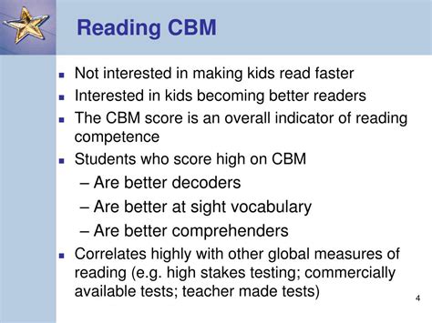 Ppt Introduction To Using Cbm For Progress Monitoring In Reading Powerpoint Presentation Id