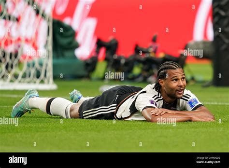 DOHA QATAR NOVEMBER 23 Serge Gnabry Of Germany Reacts During The