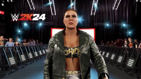 WWE 2K24 Ronda Rousey WHITE Attire Entrance PS5 YouTube