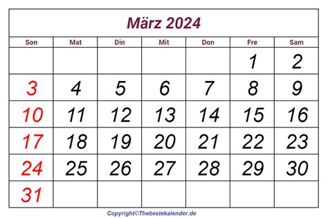 M Rz Kalender Zum Ausdrucken The Beste Kalender