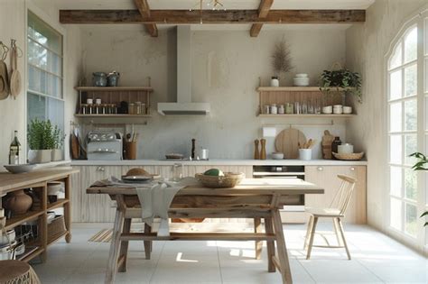 Premium Photo Scandinavian Kitchen Designs Octane Render K UHD