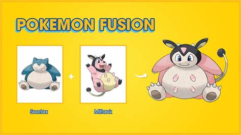 Pokemon Fusion Snorlax Miltank YouTube