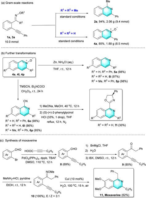 Gram Scale Reactions A Further Transformations B And Synthesis Of