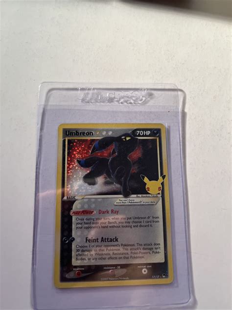 Mavin Umbreon Gold Star Pokémon Card Celebrations Classic Collection