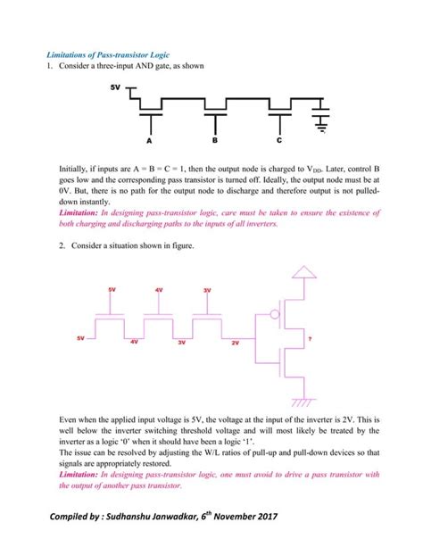 Pass Transistor Logic