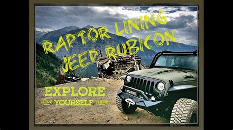 Raptor Liner Jeep Youtube