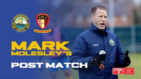 Mark Molesley S Post Match Gosport Borough Hayes Yeading Youtube