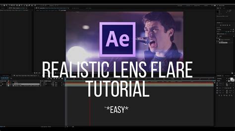 Realistic Lens Flares Tutorial Easy After Effects 20152016 Youtube