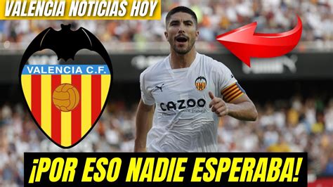 Sucedi Ahora Sopresa En Valencia Cf Valencia Cf Confirm Ltimas