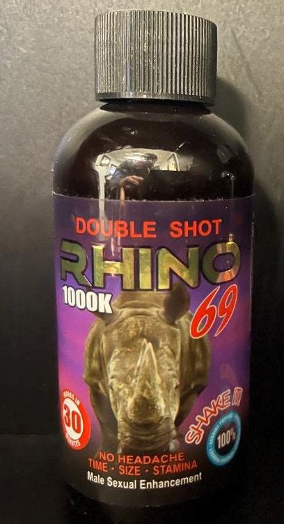 Rhino 69 1000k Double Shot Male Enhancement