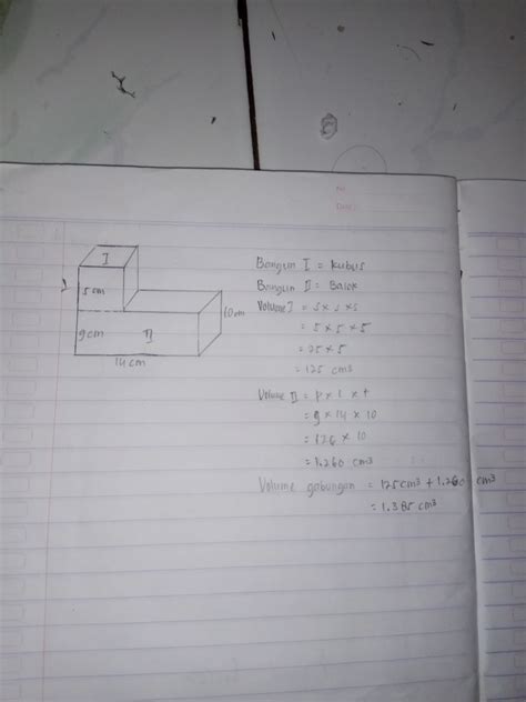 Contoh Soal Volume Bangun Ruang Gabungan Kubus Dan Balok 57 Koleksi