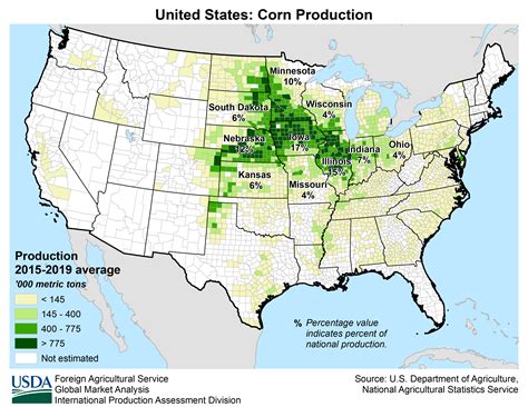 United States Crop Production Maps