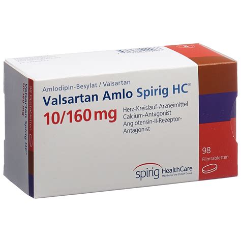 Valsartan Amlo Spirig Hc Filmtabl Mg Blist Stk Online Bestellen