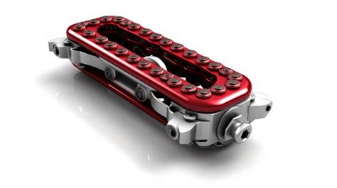 3d Render Of White Isolated Bicycle Chain And Front Facing Pedals