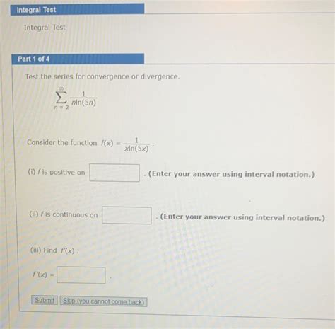 Solved Test The Series For Convergence Or Divergence Chegg