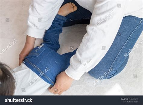 Mother Changing Clothes Baby 1 Year Stock Photo 2139057697 | Shutterstock