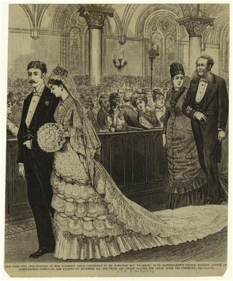 The Wedding Of Consuelo Vanderbilts Aunt Miss Florence Adele