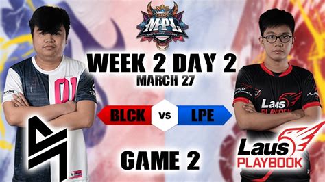 BLACKLIST INTERNATIONAL VS LAUS PLAYBOOK ESPORTS GAME 2 MPL PH S7