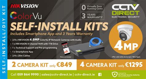 Hikvision 4 0MP ColorVu Series ColorVu IP With Audio CCTV Direct