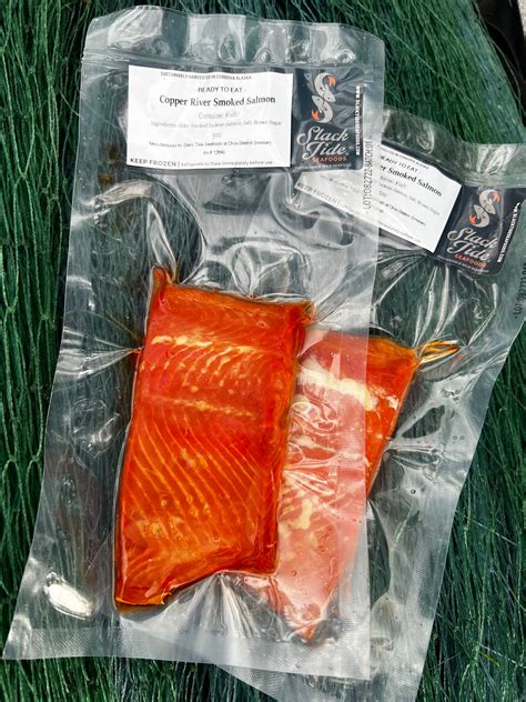 Smoked Copper River Sockeye Slack Tide Seafoods