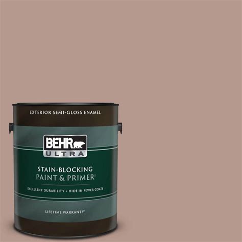 Behr Ultra Gal N Sonora Rose Semi Gloss Enamel Exterior Paint