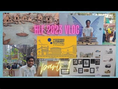 Hyderabad Literature Festival 2023 Vlog Part 1 2 YouTube