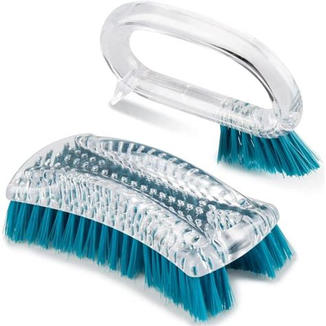 Scrub Brush Small Grout Brush With Stiff Bristles And Comfort Grip Tina