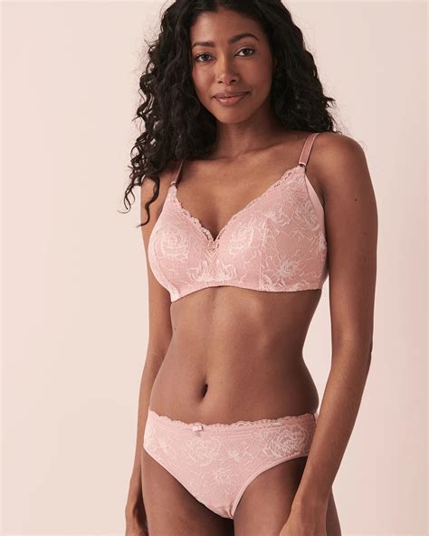 Lightly Lined Wireless Sleek Back Bra Old Rose La Vie En Rose