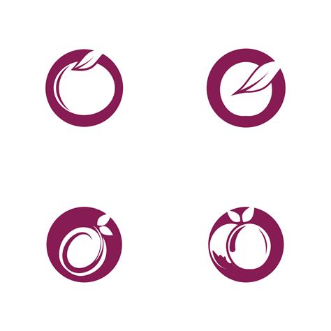 Plum logo vector icon design template 6812482 Vector Art at Vecteezy