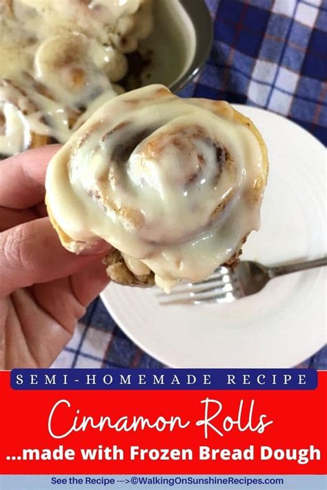 How To Make Easy Cinnamon Rolls Using Frozen Bread Dough Recipe