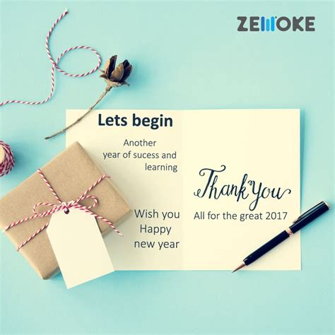 A Thank You Note And Pen Next To A T Wrapped In Brown Paper On A