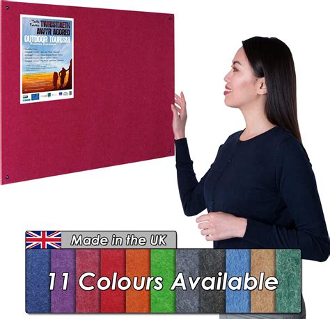 Wonderwall Fully Fire Retardant Frameless Notice Board X Cm With