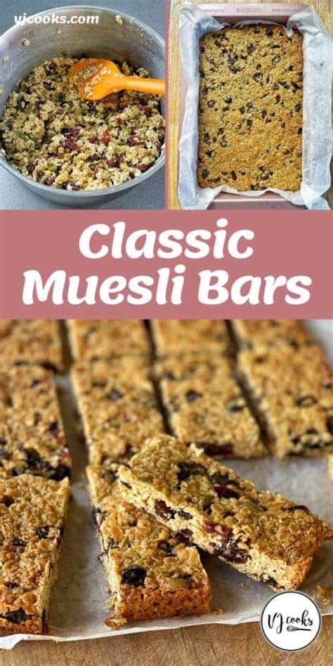 Classic Muesli Bar Slice Vj Cooks