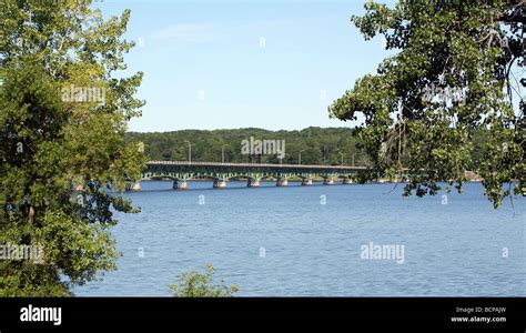 The Bridge Over Great Sacandaga Lake Near Edinburg New York In The