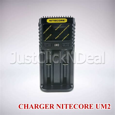 Jual Charger Baterai 18650 21700 20700 18350 Nitecore UM2 Authentic